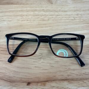 Warby Parker Chase 281 Eyeglass Frames Black Brown 51-18-145 RX-Ready Glasses